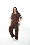 Xlmodam Women's Oysho Fabric Plus Size Top and Bottom Set - 5