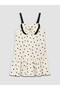 Two Mt Shop Quality Lcw Kids Ecru Polka Dot Girls' Dress - 2