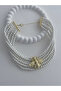 Special Series Bee Design Pearl Choker Necklace - 3