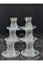 12 Piece Striped Glass Tea Set - Luxury Tea Cup and Tea Plate Set for 6 People - 6