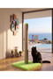 70 cm Green Cat Scratching Board - Jute Rope Cat Scratcher with Sturdy Base - 3