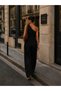 Women's Asymmetric One-Shoulder Detailed Wide-Leg Suit - 2
