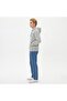 Gray Relaxed Fit Hooded Sweatshirt Relaxed Fit Graphic Hoodie - 4