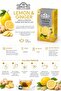 Lemon and Ginger 3 Packs of Mixed Herbal Tea 20-Pack and Room Fragrance - 3