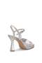 Elit Fls053-657T Women's Classic Heeled Shoes Silver - 5