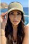 Summer Knitted Textured Women's Visor Hat - Sports Style Cap Hat - 2