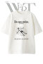 Yuzen Adam Design Printed Unisex White Oversize T-Shirt