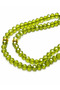 Crystal Prayer Beads 6 mm with Chain |   Crystal Glass Prayer Beads, Gold Chain with Tassels, Shiny Cut Gift Prayer Beads - 3