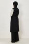 Belted Scarf Detail Vest 46764 - 4