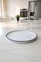 Set of 6 Toledo Serving Plates 26cm Rim Navy Blue - 5