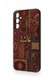 Samsung A24 Compatible Vintage Carpet Patterned Silicone Case - 4