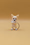 Movable Cute Corgi Dog Design Movable Keychain - Movable Keychain Bag Ornament Charm