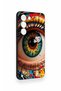 Vivo V30 Lite Compatible Colorful Eye-Pop Pattern Silicone Case - 3