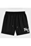 Hanangiyim Unisex Oversize Relaxed Fit High Waist Special Design Printed Summer Shorts