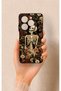 Tecno Spark 20C Compatible Flower Skeleton Pattern Silicone Case