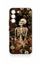 Samsung S22 Compatible Flower Skeleton Pattern Silicone Case - 2