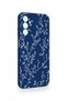 Samsung M14 Compatible Thin Leaf Branch Patterned Silicone Case - 3