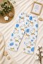 2-Piece Women's 100% Cotton Seasonal Patterned Capri Single Pajama Bottoms (2 Pcs) - 2