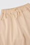 Boy's Beige Trousers with Elastic Waist - 3
