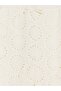 Lcw Kids White Elastic Waist Girls Brode Capri - 4