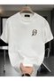 Oversized Printed Men's T-Shirt - 100% Cotton Round Neck Short Sleeve Casual Streetwear Tee - 2