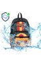 Yellow Red Football Ball Champion Patterned Boys' Luxury Triple Waterproof School Bag Lion (Bag Thermal Lunch Pencil Case) - 4