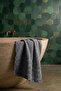 Işıl Premium Bath Towel 70X140Cm - Gray - 100% Cotton - 600 Gr/M2