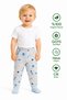 Baby&Child Organic Booties Pants Self-Socking Bottom Pajamas Seasonal Cotton Set of 2 - 5