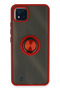Aconcept Realme C11 2021 Case Montreal Silicone Cover with Ring (103309) - Red