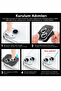 iPhone 13 / 13 Mini Compatible Stone Camera Lens Protective Glass |   Metal Framed |   Hd Transparent |   Scratch Resistant |   Easy Assembly - 2
