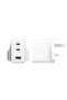 ™   من بانزر جلاس ®   شاحن متعدد الوظائف توربو 70 واط متضمن 2 × USB-C + USB-A |   قابس كهربائي بريطاني |   فضي أبيض - 5