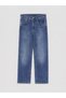 Vizyon New Season Indigo High Waist Straight Fit Women's Jean Trousers - 5