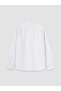Nevavm Regular Fit Judge Collar Striped Poplin Men's Shirt with Difference - 6