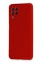 Aconcept Galaxy A22 Case Nano Inside Velvet Silicone (42152) - Red - 3