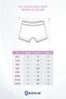 Girl's Cotton Colorful Printed Lycra Boxer 3-Pack 5744 Colorful - 5