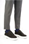 Zrk-703 premium high quality black white suede elastic daily men's classic shoe