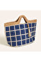Pandit Jute Bag 50X40X20 cm Blue - 3