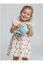 Girl's Cherry Patterned Muslin Fabric Dress - 5