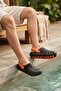 Black Orange Daily Beach Pool Beach Slippers Unisex Slippers & Sandals - 5