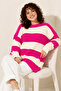 Casual Thick Knit Knitwear R4511 Fuchsia - 3