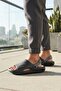Black smoked casual beach pool slippers men's slippers & sandals - 5