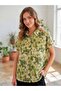 Women's Ruffled Side Blouse 235 - 2