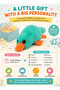 Orbys Platypus Plush Toy 27 cm, Soft Turquoise Stuffed Wildlife Animal with Orange Bill, Sparkling Coral Eyes, Compact Cuddle Companion for Babies, Kids, Storytelling and Gifts - 7