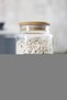 Set of 12 Glass Jar with Bamboo Lid & Food Storage Container 800 ml Medium Size (Vacuum Lid) - 5