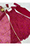 Pink Bandhej Chiffon Anarkali Gown Set - HRT1369 | Pink-Size:M-38-Inches - 4