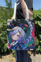 Qiqi Genshin Impact V2 Double-Sided Canvas Print Tote Bag Anime Bag