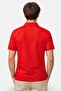 Men Regular Fit Embroidered Logo Long Sleeve Polo Shirt, Red - 2
