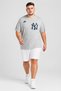 Men Sportswear Fit Short Sleeve New York Yankees Outdoor T-Shirt, Heather Grey - 2