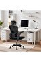 Office Computer Chair with Headrest, Mesh Home Office Chair with Adjustable Back Support & Armrest, High Ergonomic Rolling Work Chair for Study Bedroom,Office Chair, Conference Chair - 2