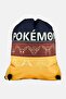 Men Eevee Graphic Print Drawstrings Rucksack Bag, Multicolor